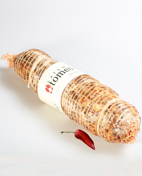 Capocollo cilentano piccante - intero 3Kg sottovuoto - stagionatura 6 mesi - Salumi Tomeo