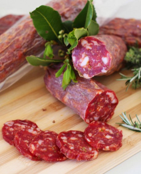 Salame piccante - 400g sottovuoto - stagionatura 50 giorni - Salumi Cembalo